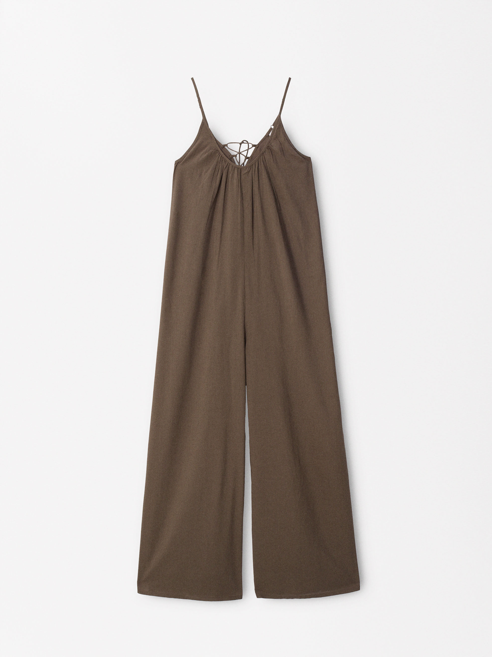 Brown jumpsuit h&m shop