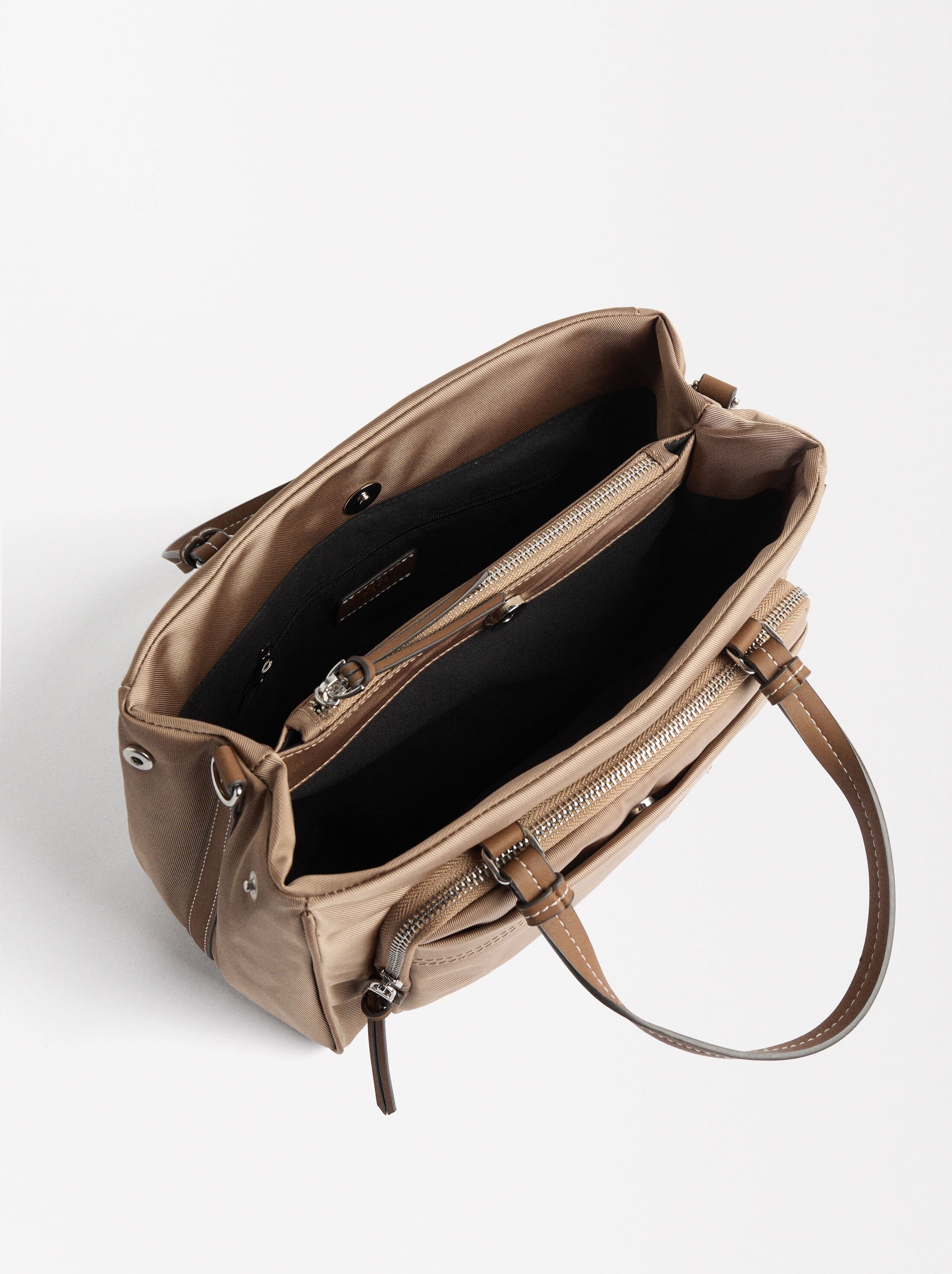 Nylon tote bag image number 3.0