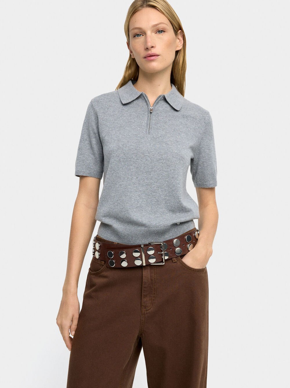 Belt with studs