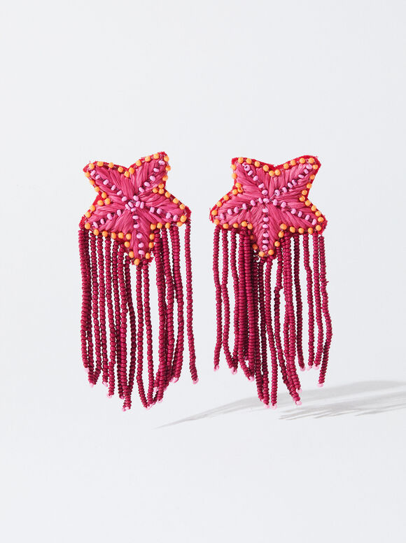 Boucles D’Oreilles Avec Perles Fantaisie, Multicolore, hi-res