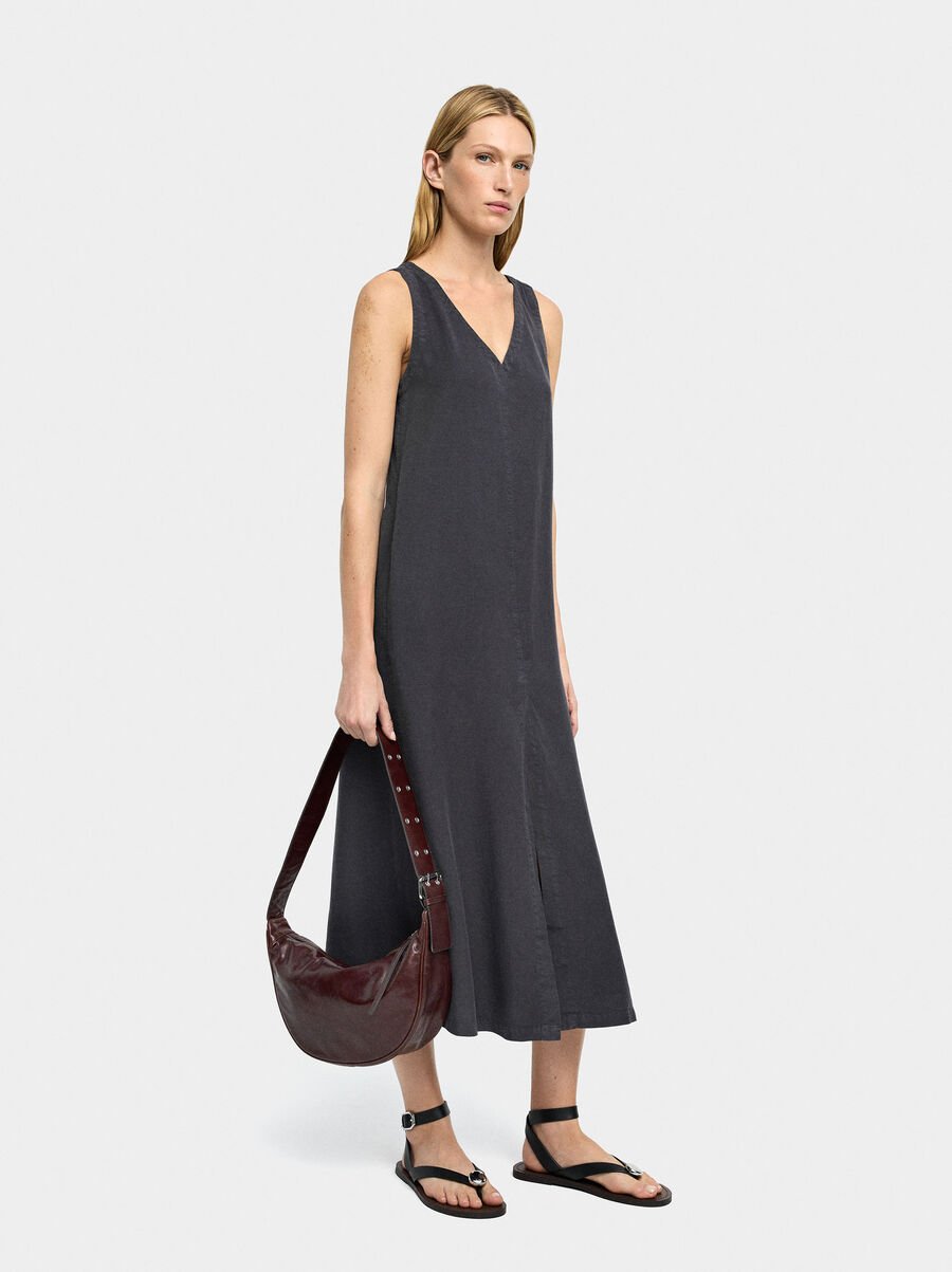 100% lyocell long dress