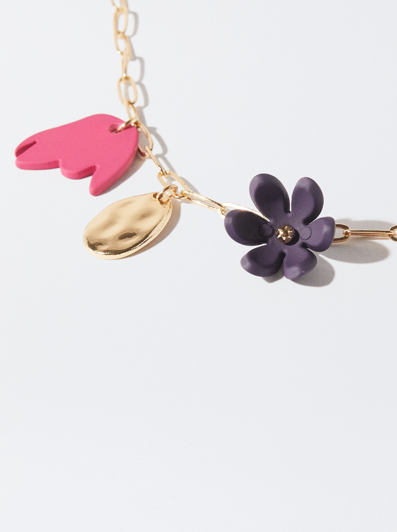 Multicoloured Resin Bracelet, Multicolor, hi-res