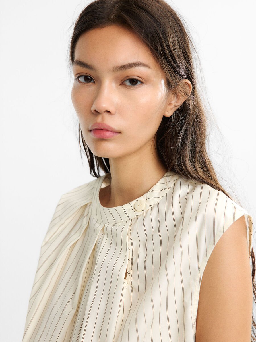 Striped 100% cotton top