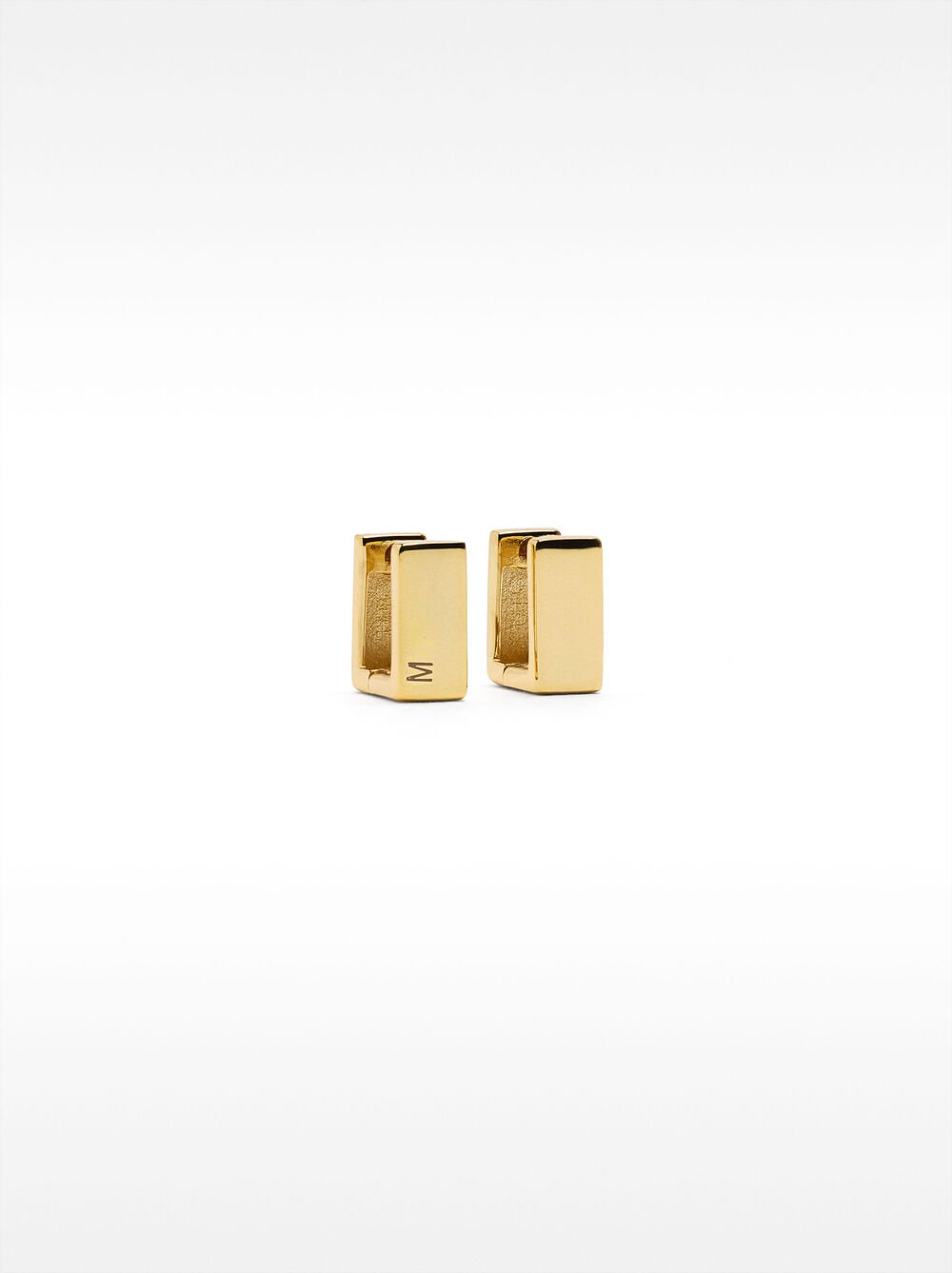 Square hoop earrings - 925 sterling silver