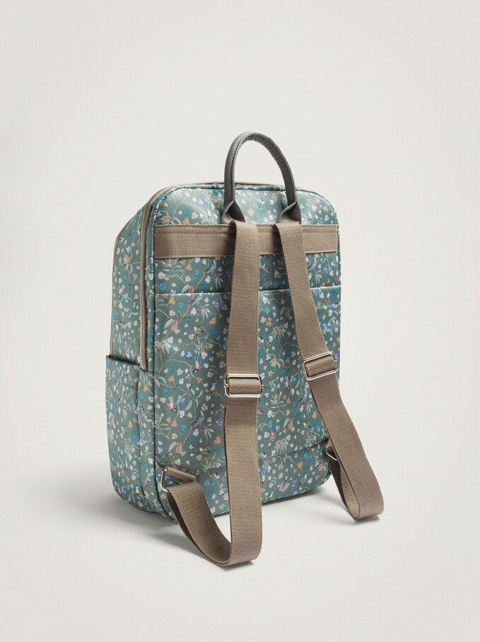 Backpack For 15” Laptop, Khaki, hi-res