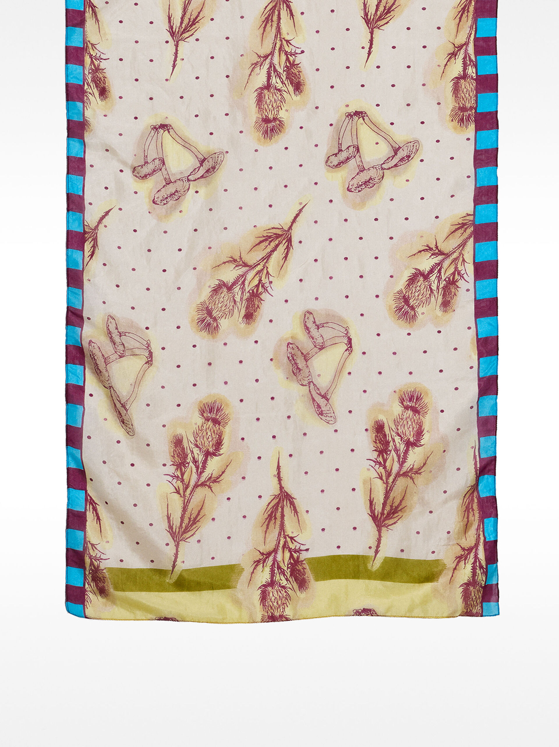 Pañuelo estampado 100% seda image number 2.0