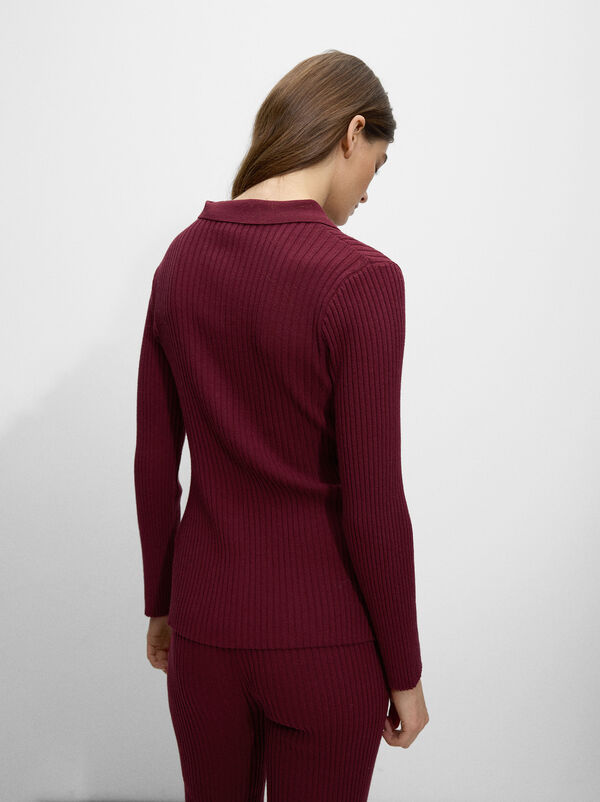 Knit cardigan