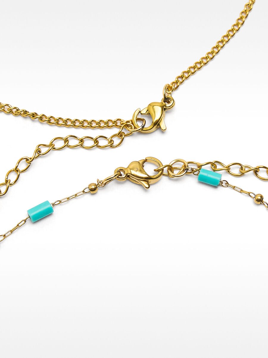 Set de pulseiras de pér com estrelas - aço inoxidável