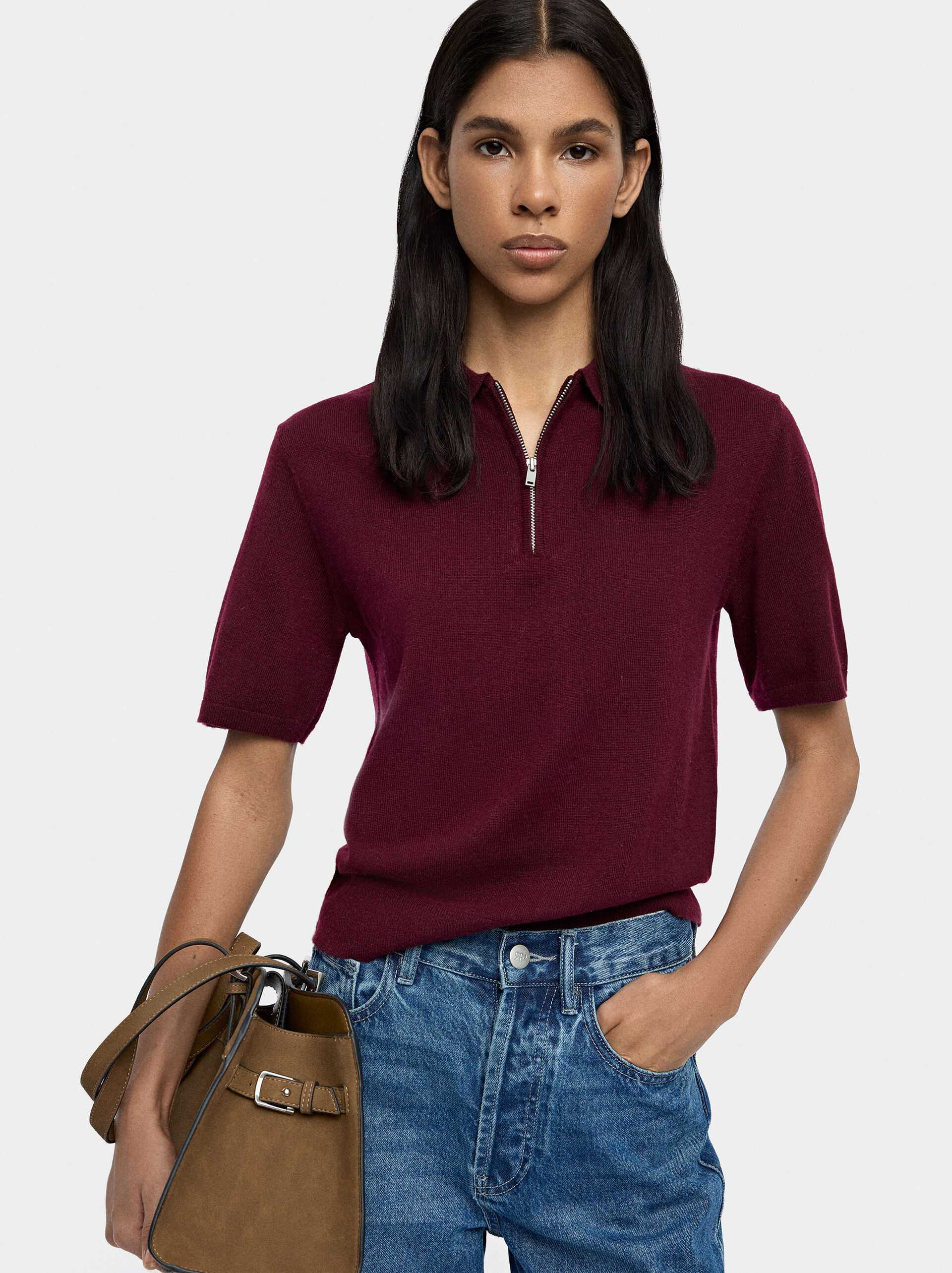 Polo collar T-shirt image number 0.0