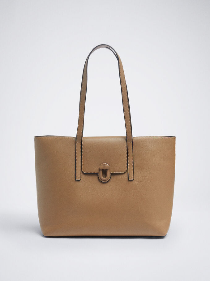 Everyday Shopper Bag, Camel, hi-res
