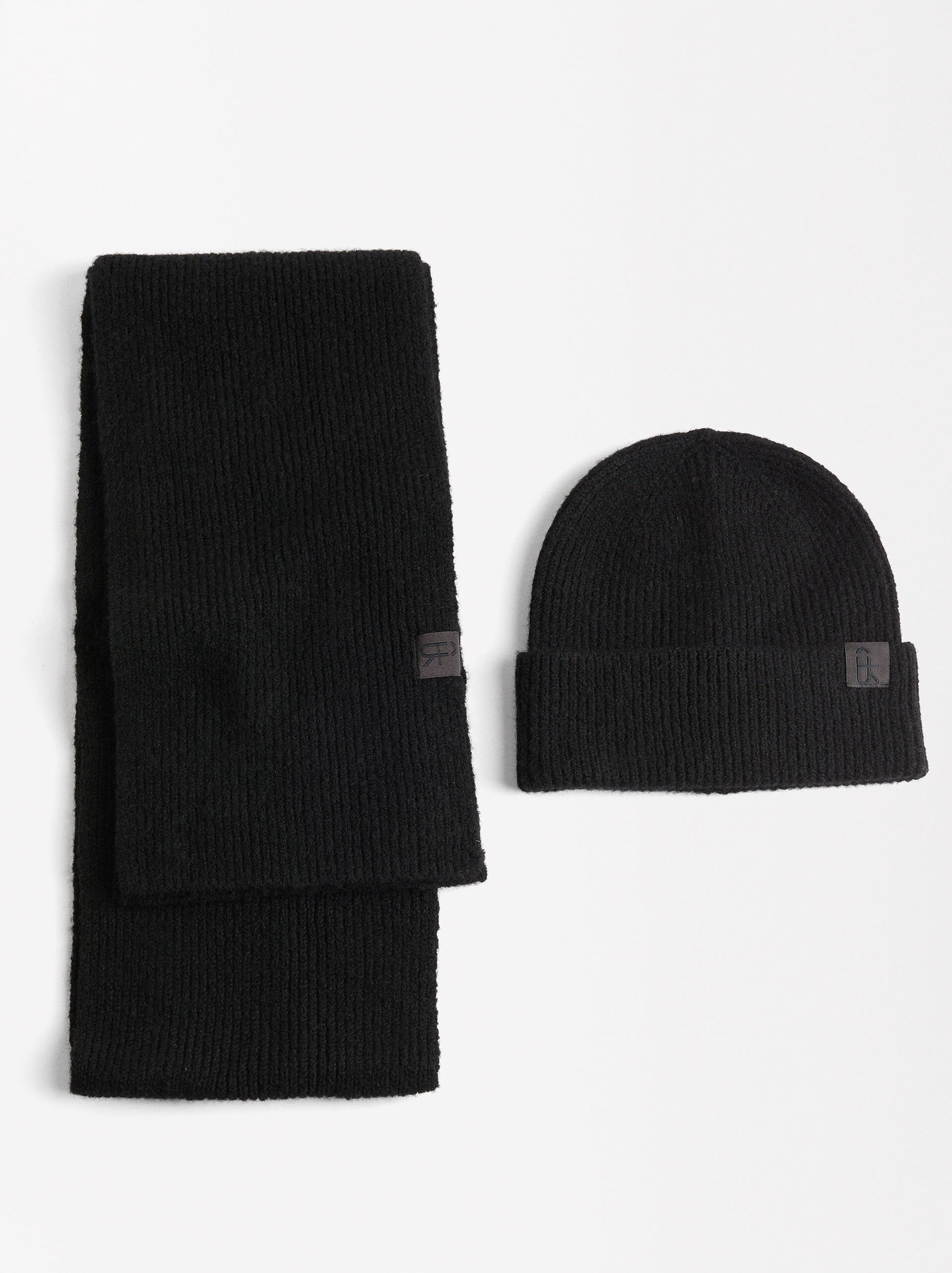 Set cappello e sciarpa in misto lana image number 0.0