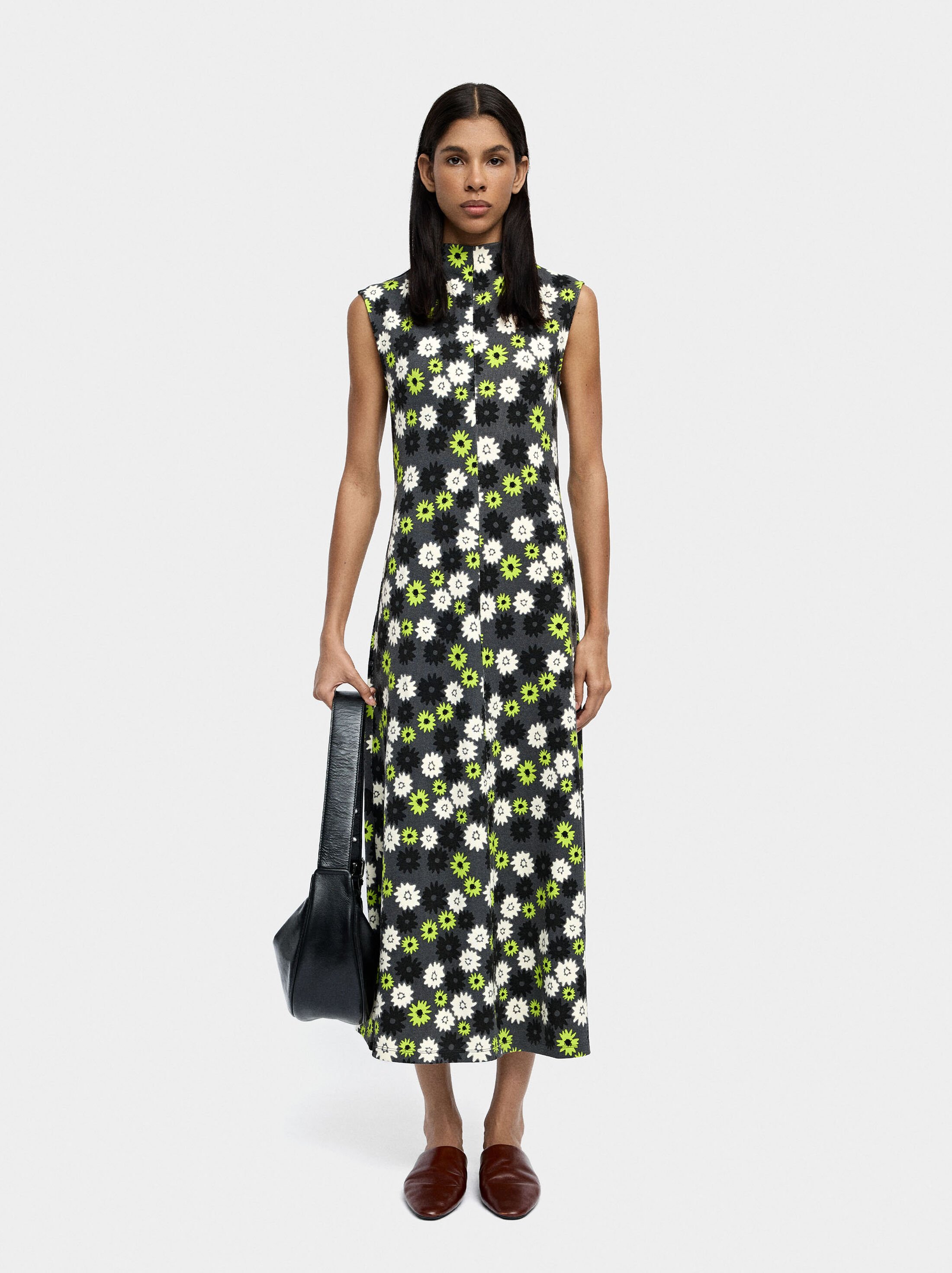 Vestit llarg estampat floral image number 0.0