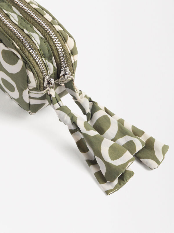 Printed nylon coin purse