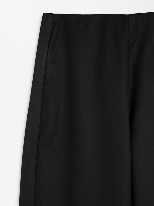 Pantalón recto con lana