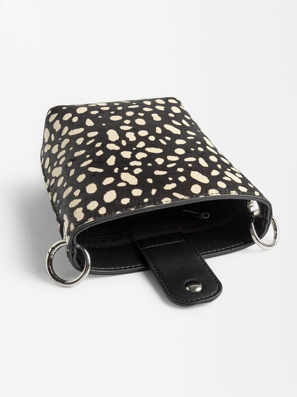 Leather crossbody bag