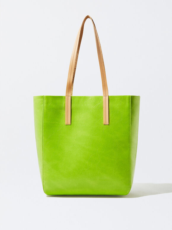 Shopper Personalizable Charol, Verde, hi-res