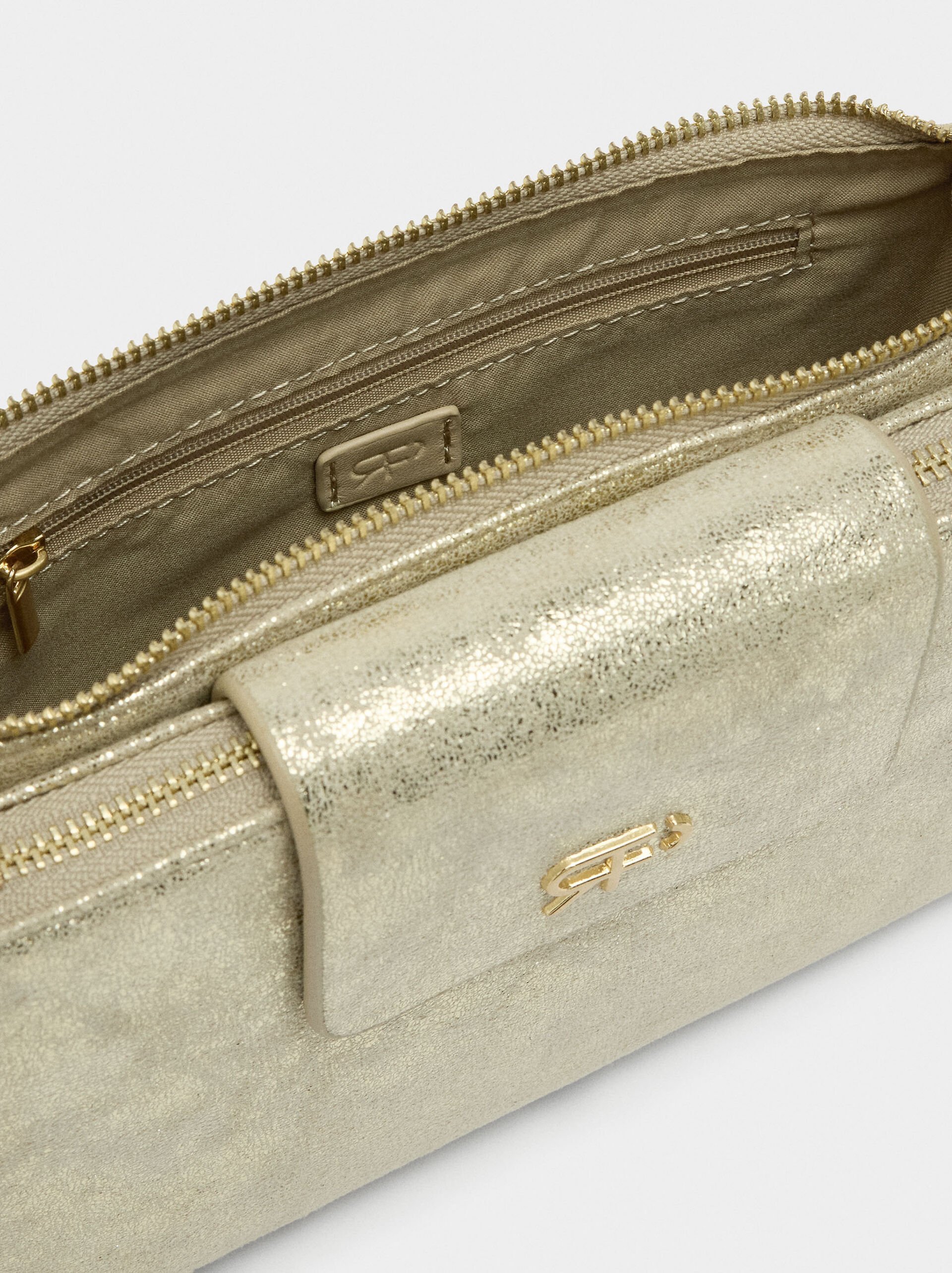 Metallic crossbody bag image number 3.0