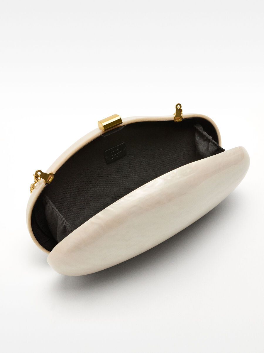 Perlenartige Party-Clutch