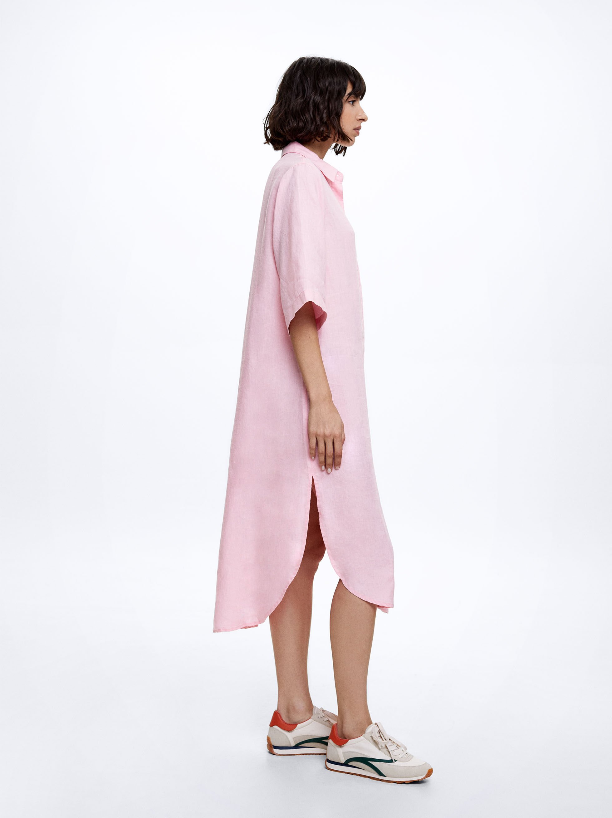 Pink button up dress shirt Clearance