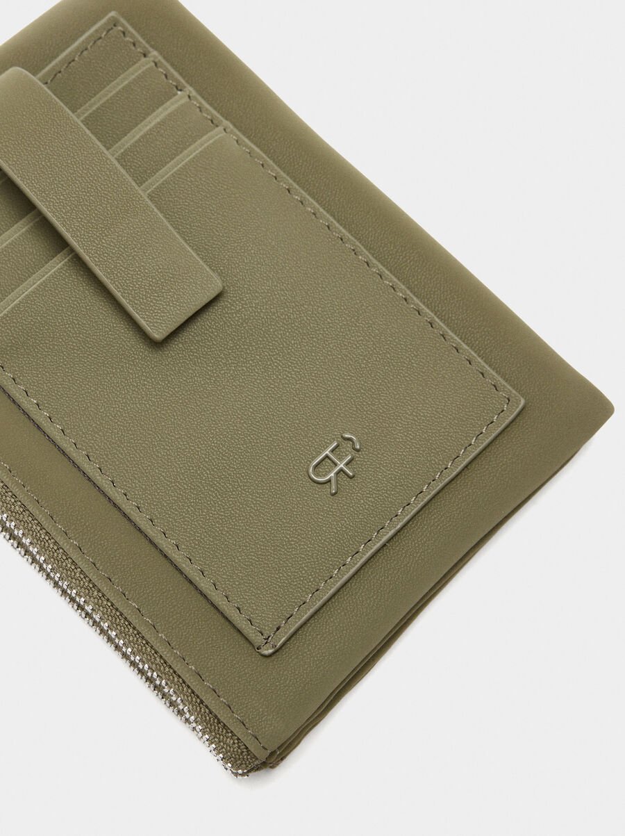 Card holder with soft texture