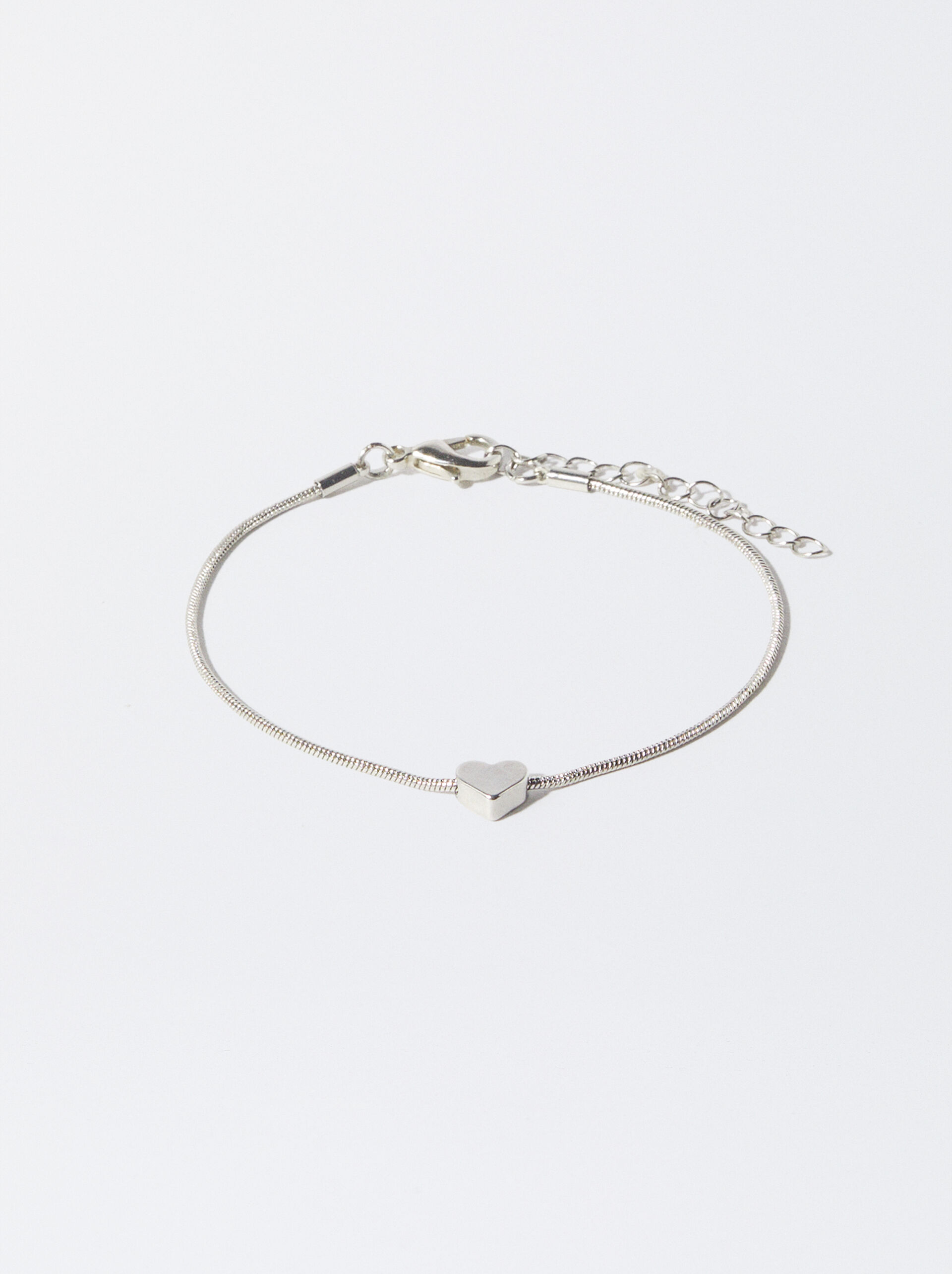 Silver Bracelet With Heart image number 0.0