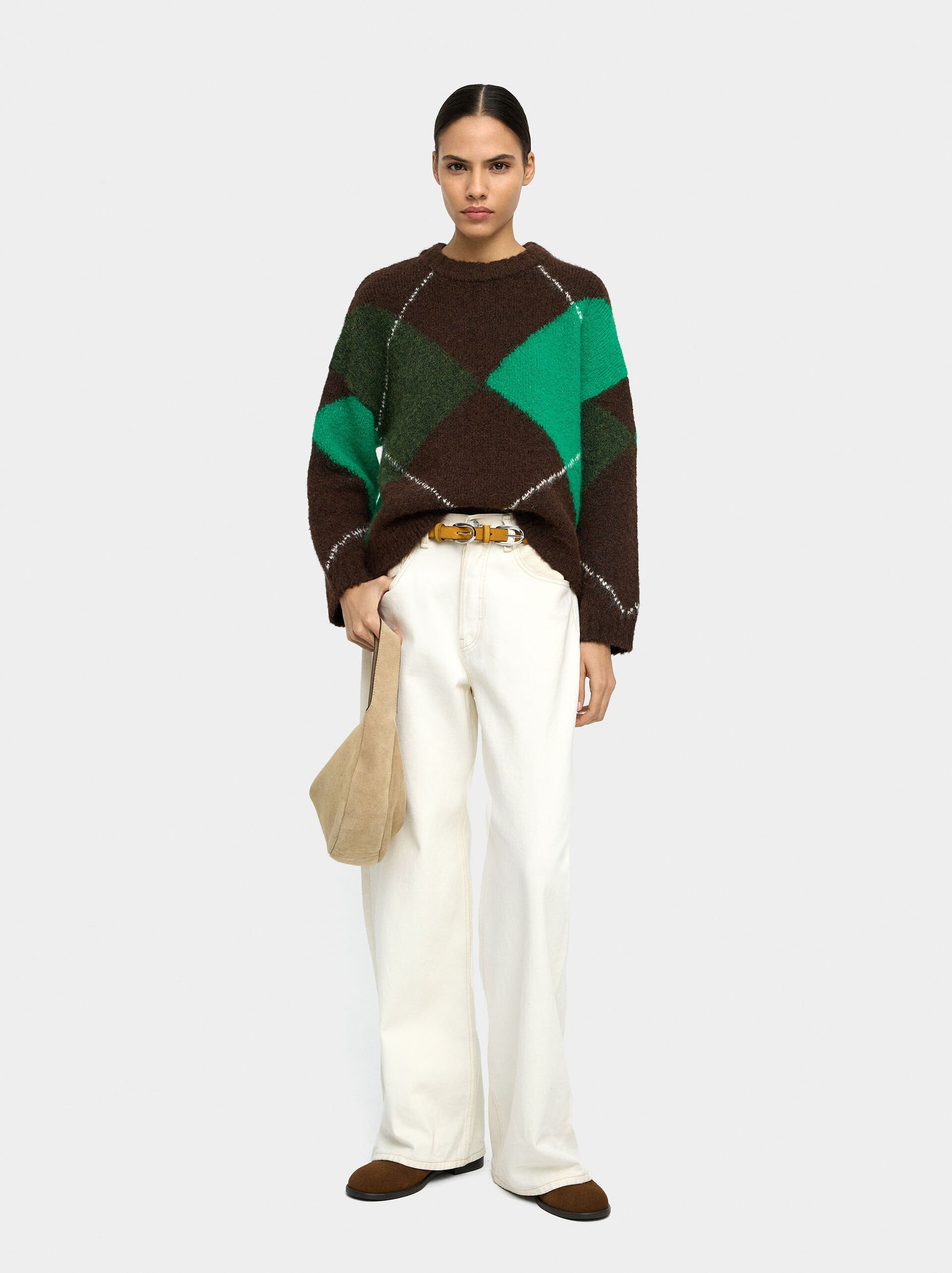 Pull en maille jacquard image number 1.0