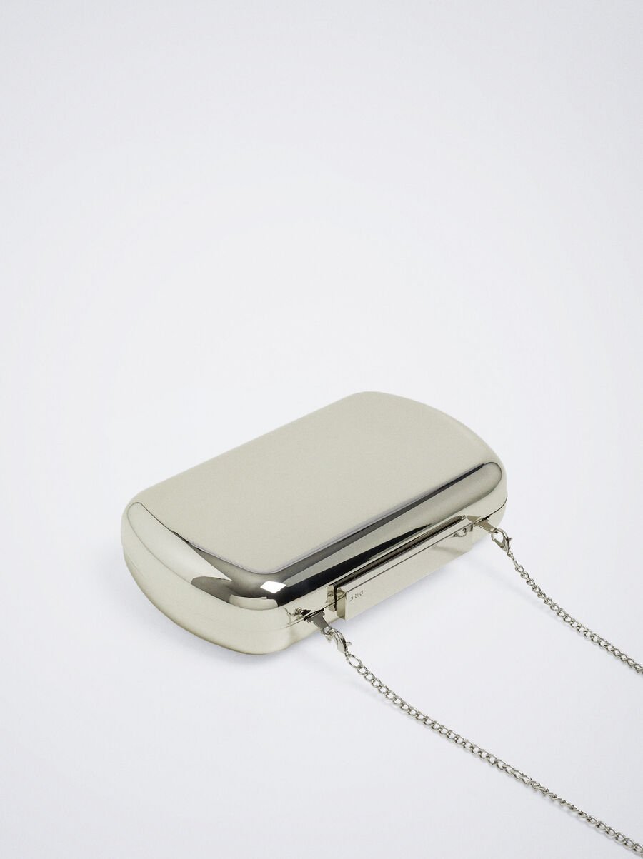 Party metallic clutch bag