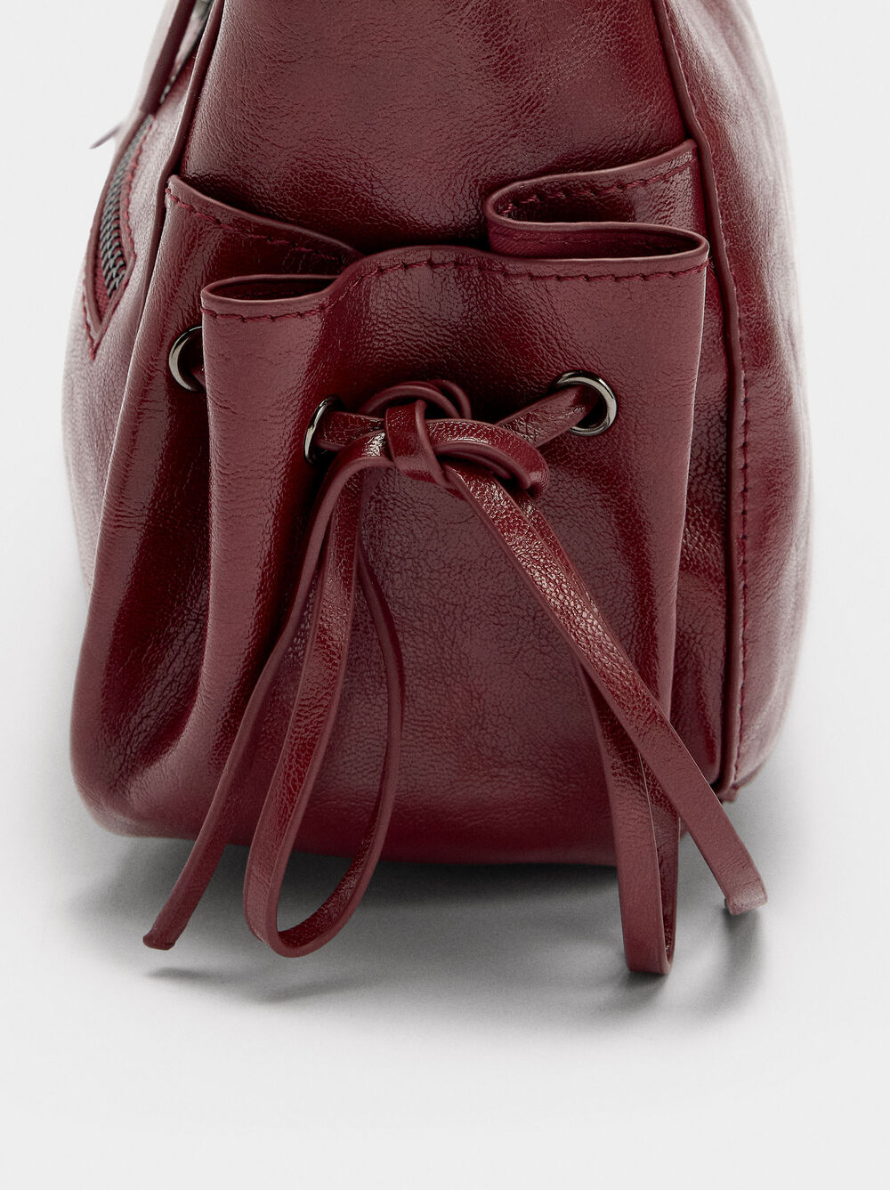 Sac à l'épaule effet craquelé