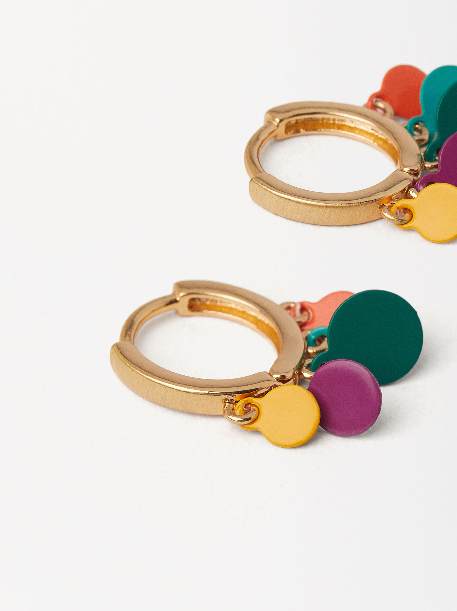 Multicoloured Hoop Earrings image number 1.0