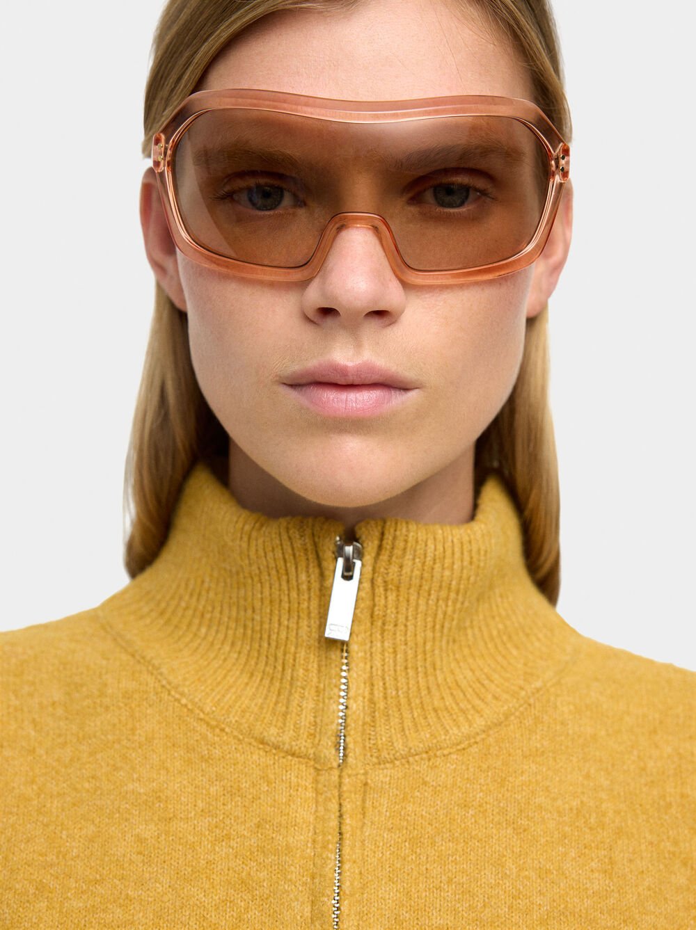 Semi-transparent sunglasses