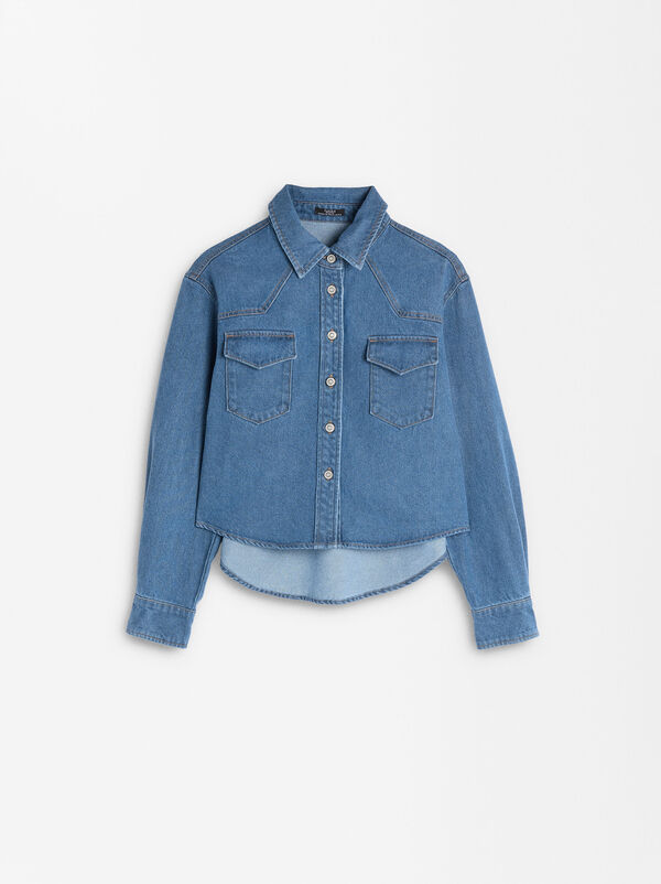 Long sleeve denim shirt