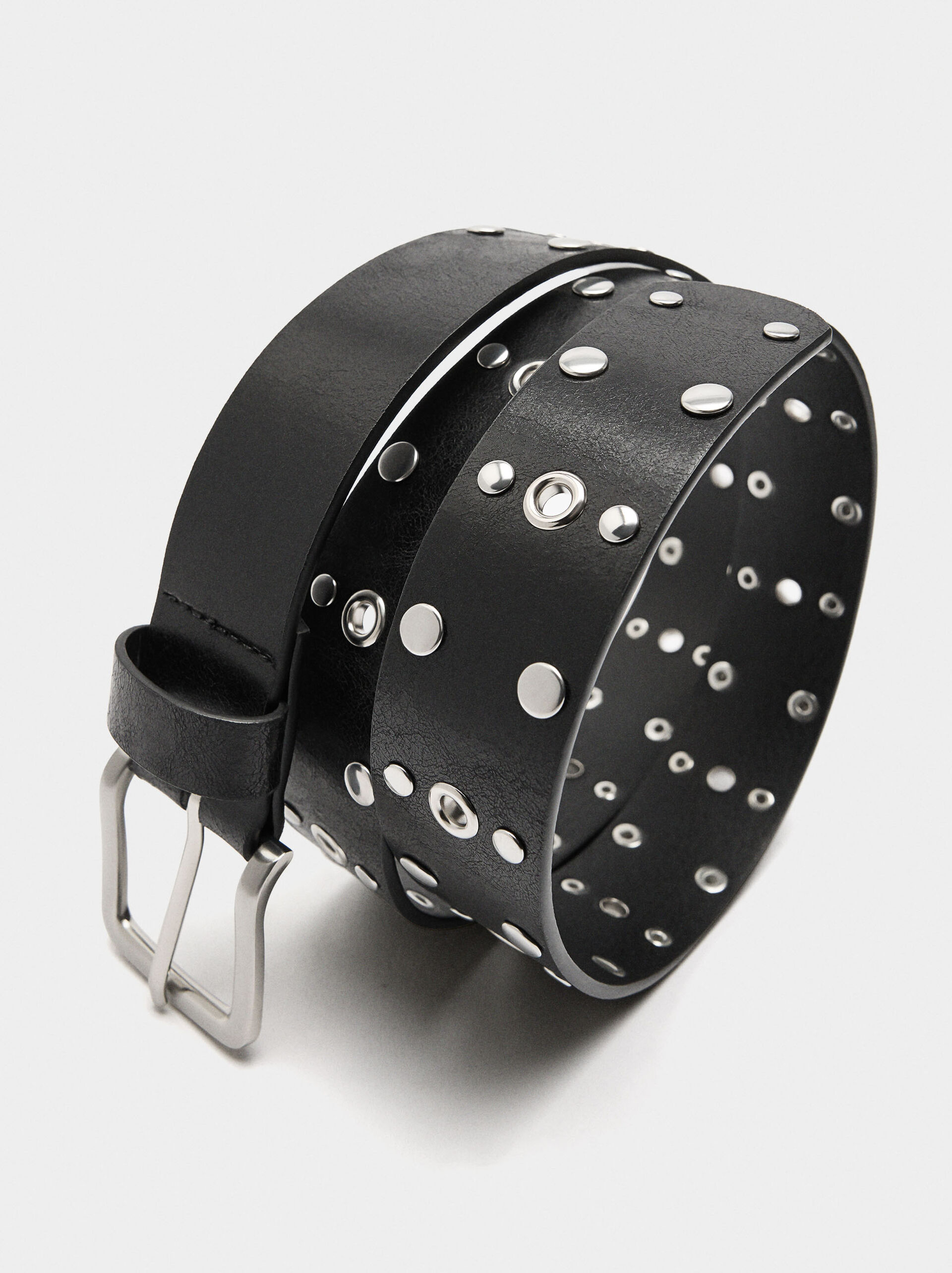 Belt with studs image number 4.0