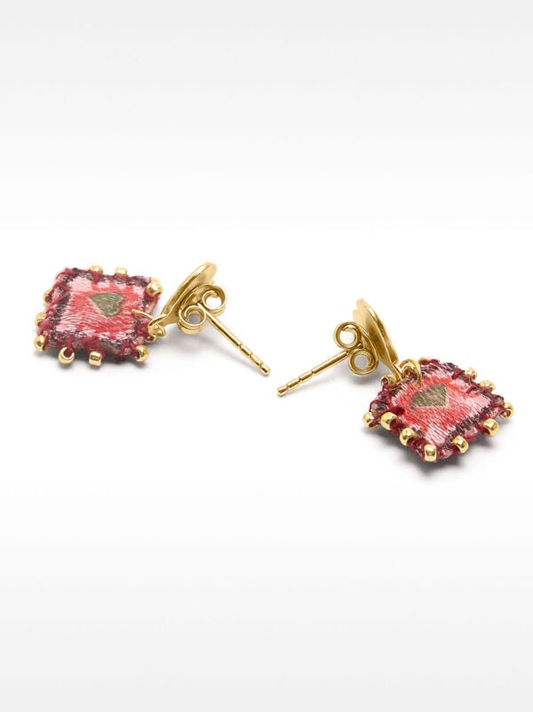 Heart earrings - 925 sterling silver
