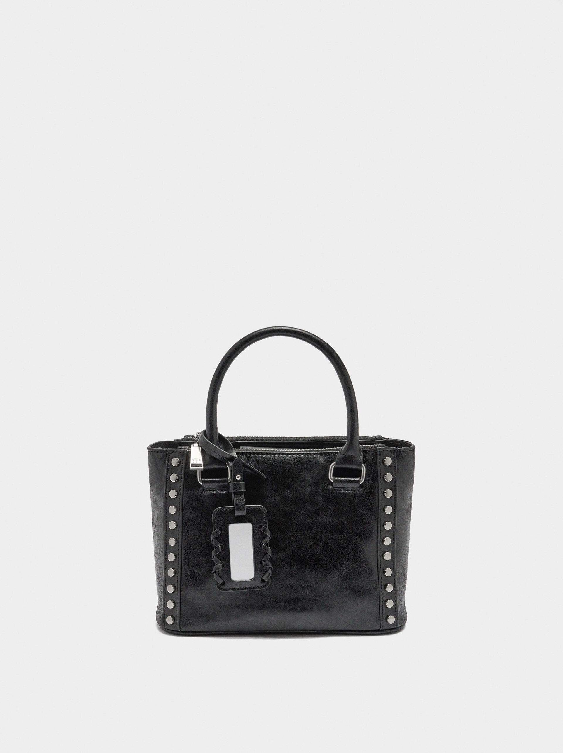 Tote bag with studs image number 0.0