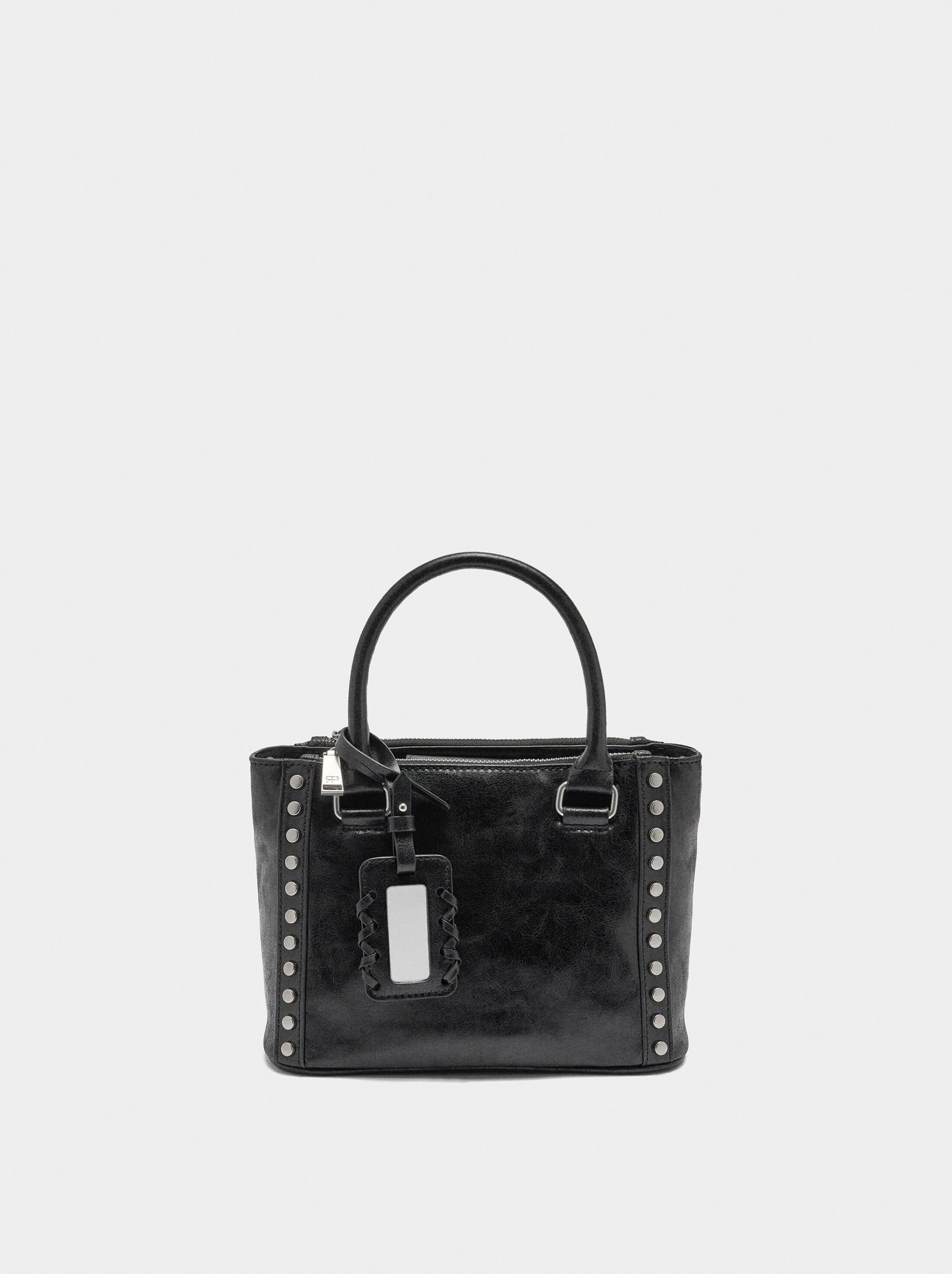 Tote bag with studs image number 0.0