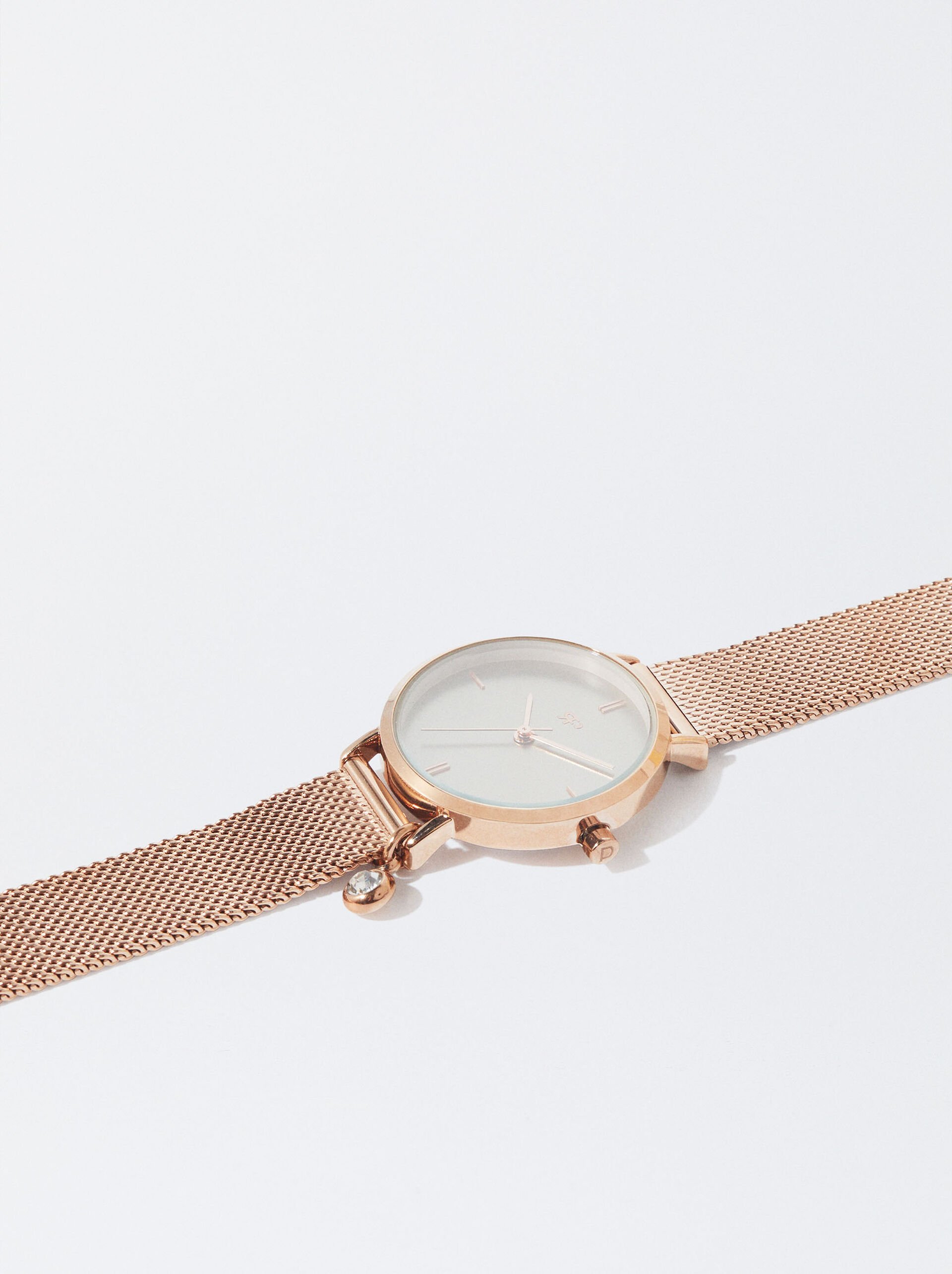 Stainless Steel Rose Gold Watch image number 1.0