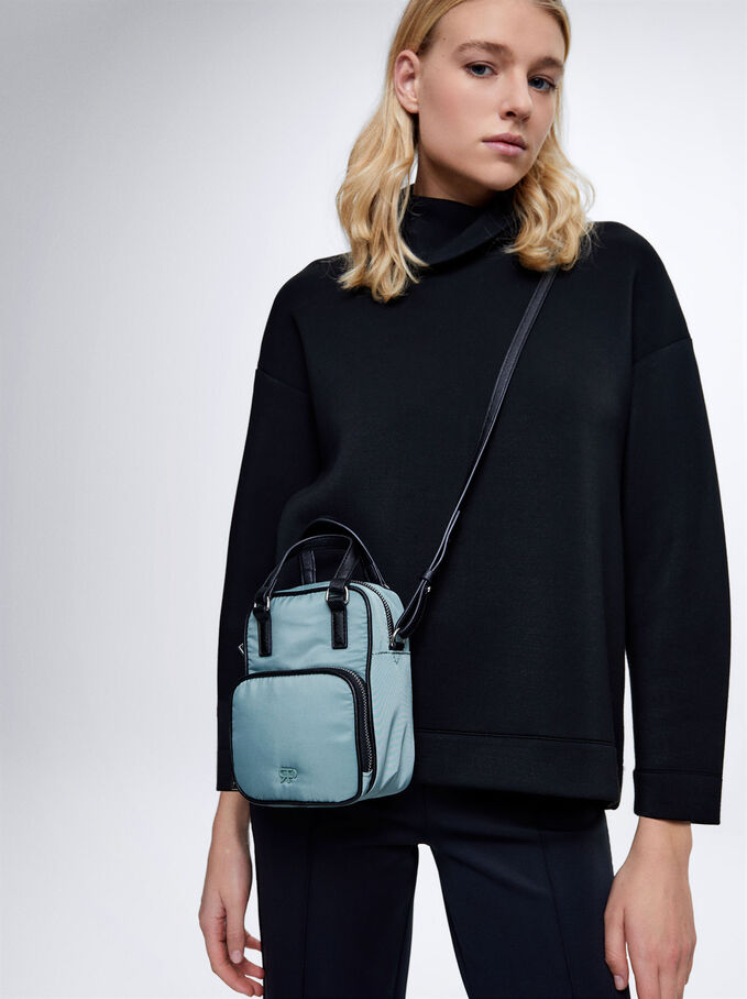 Nylon Crossbody Bag Black Woman Crossbody bags