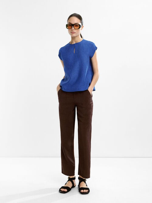100% linen top