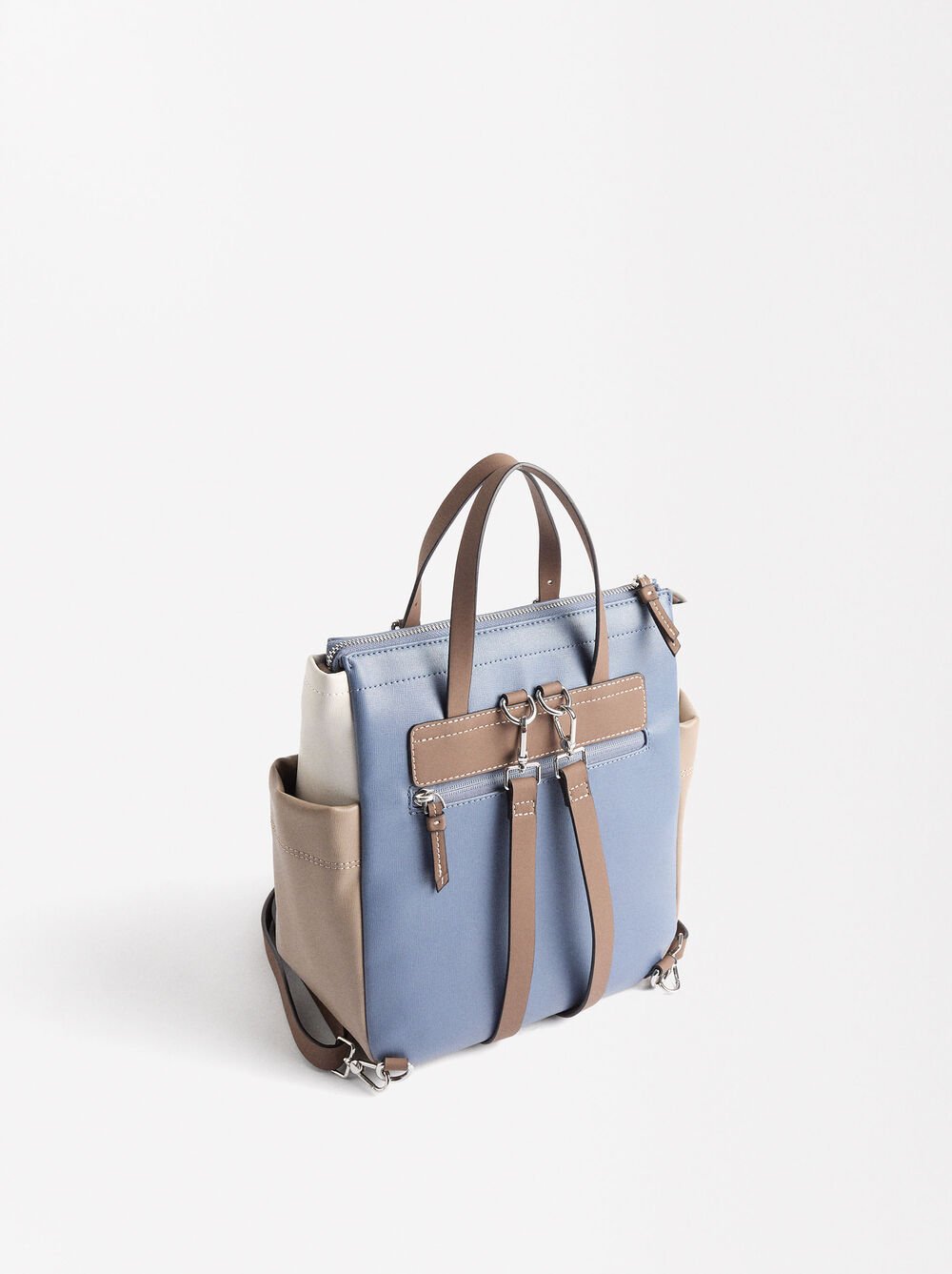 Color block backpack 