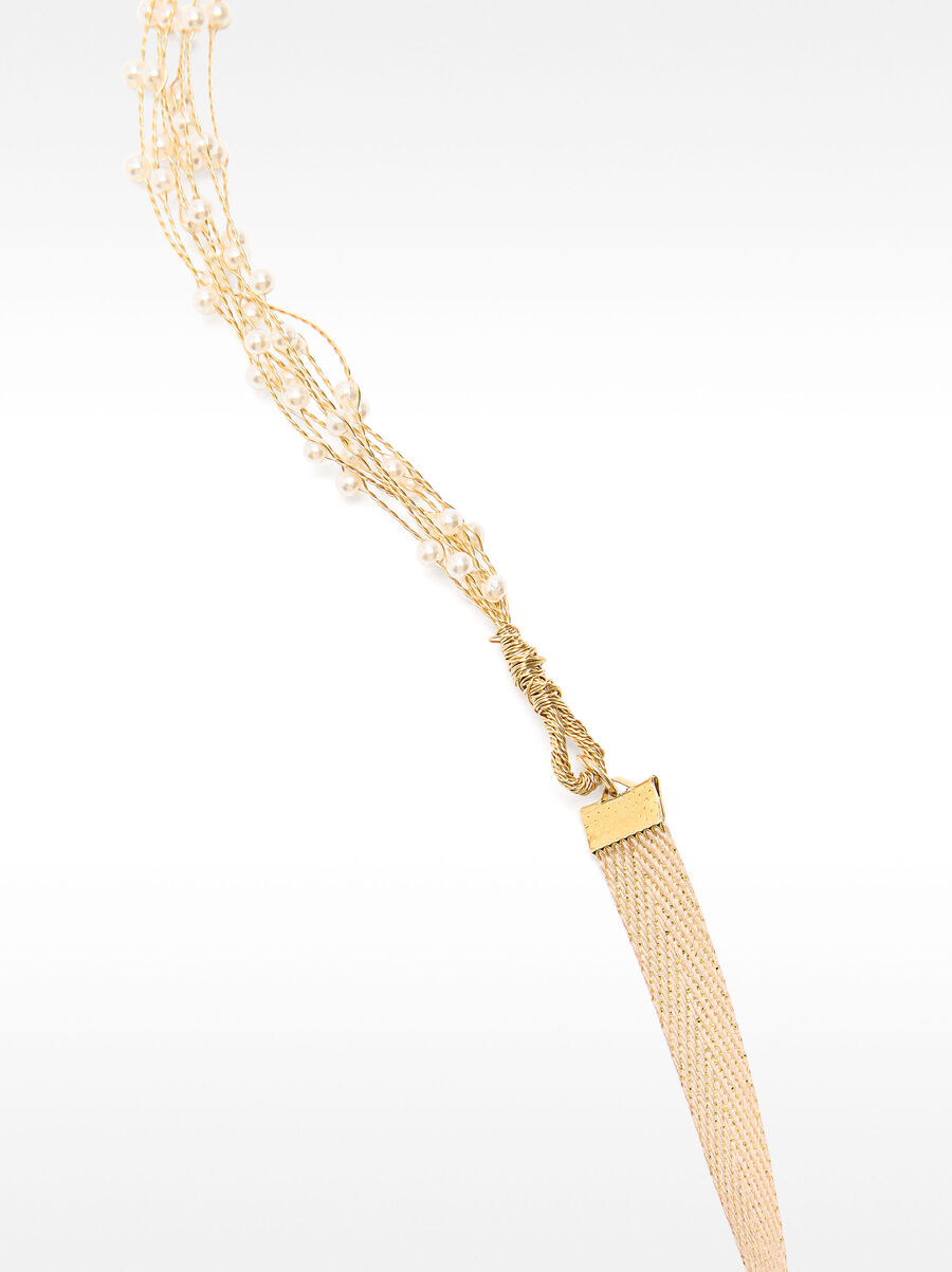 Diadema con perlas