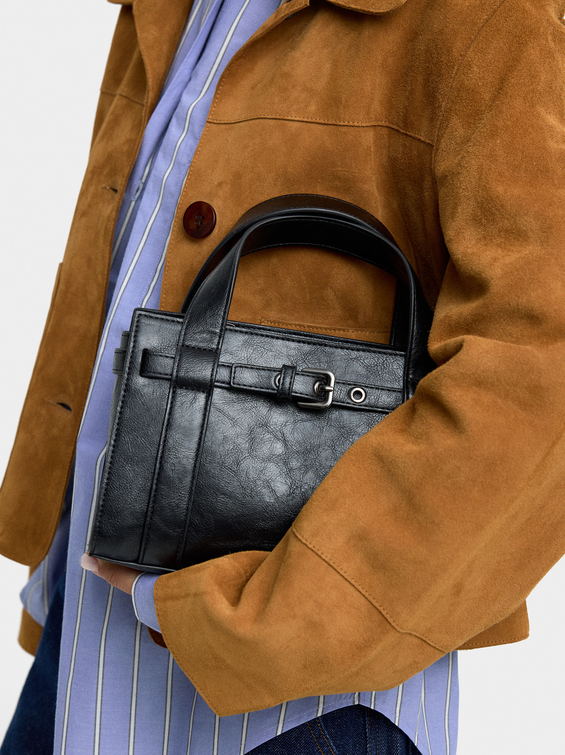 Tote-Tasche mit Schnalle