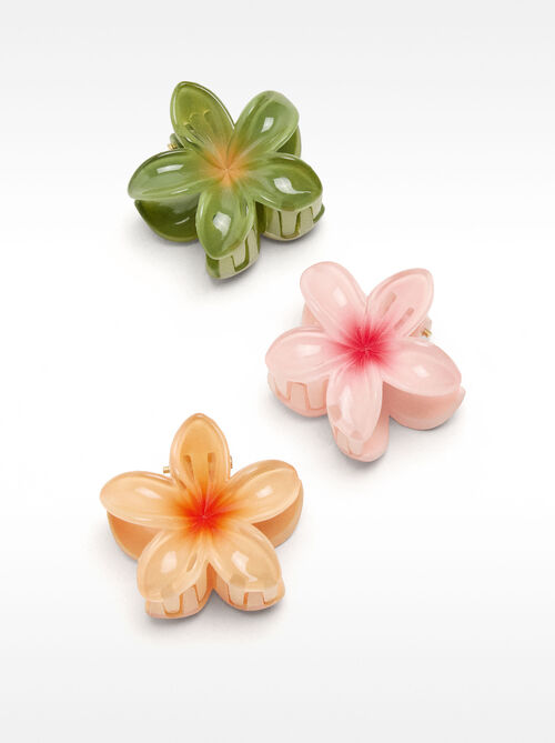 Set de pasadores para el pelo con flor