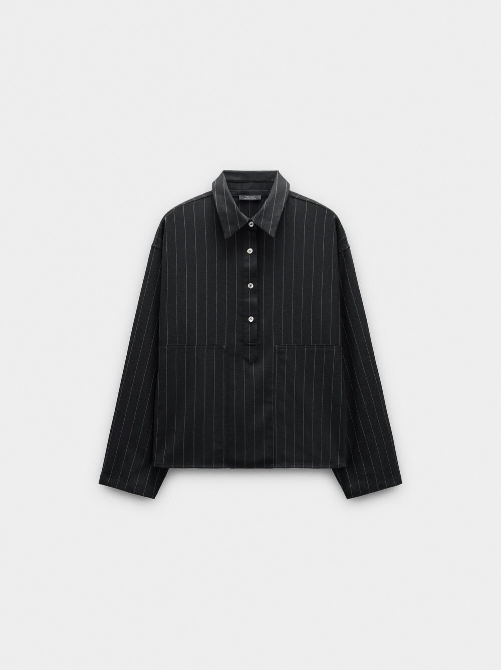 Shirt with pinstripe