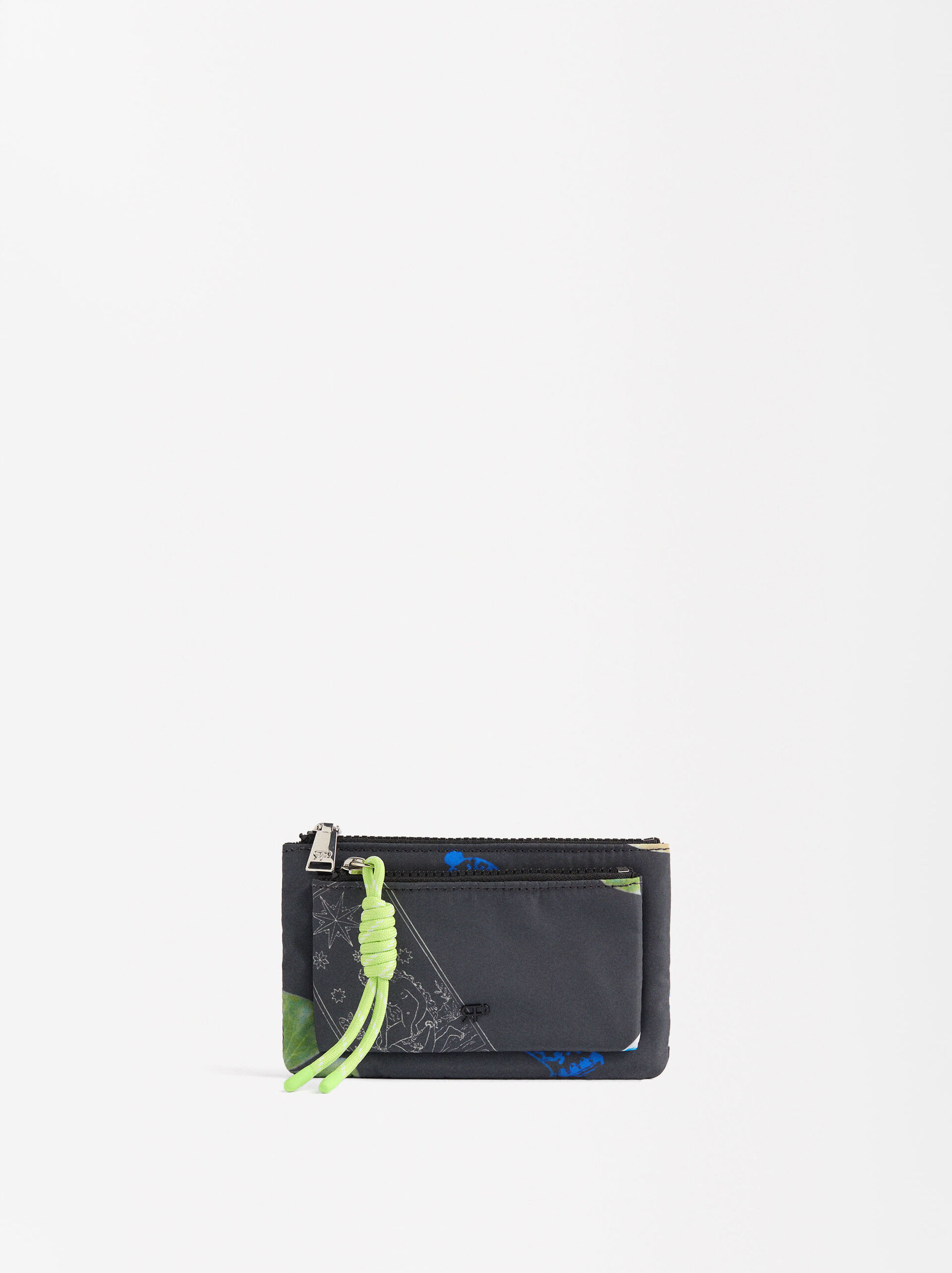 Printed nylon coin purse image number 0.0
