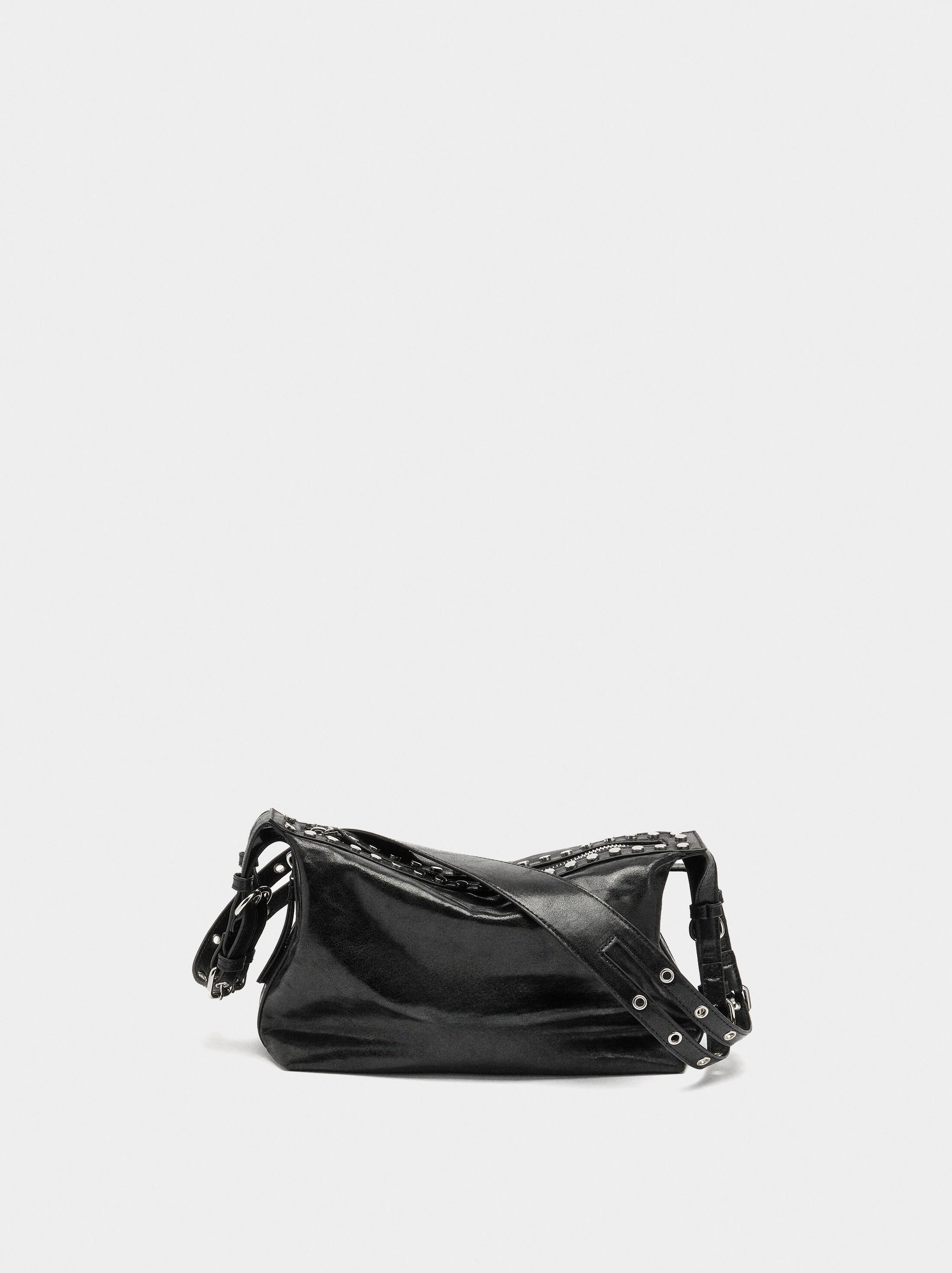 Shoulder bag with studs image number 0.0