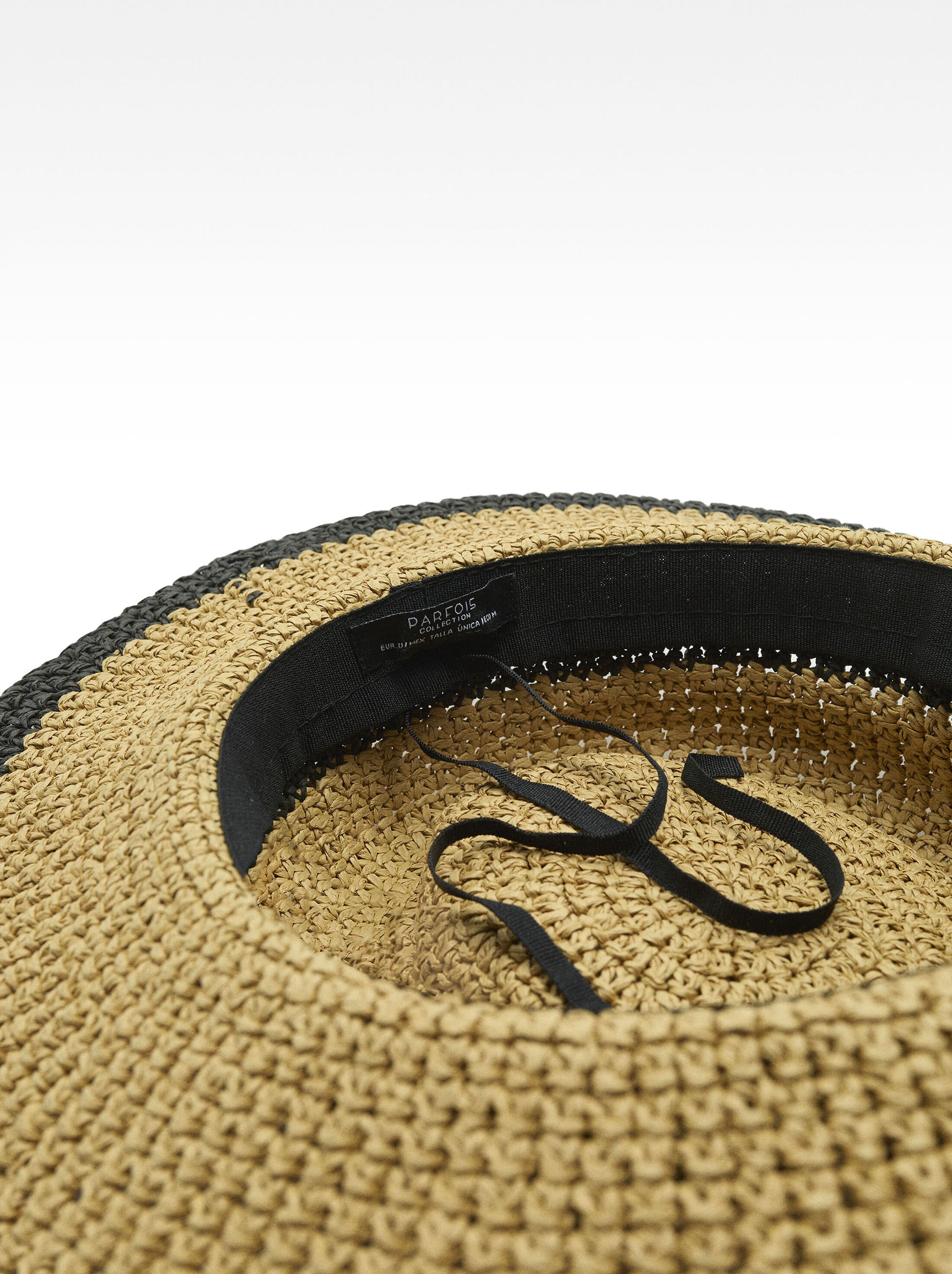 Straw-effect hat image number 3.0