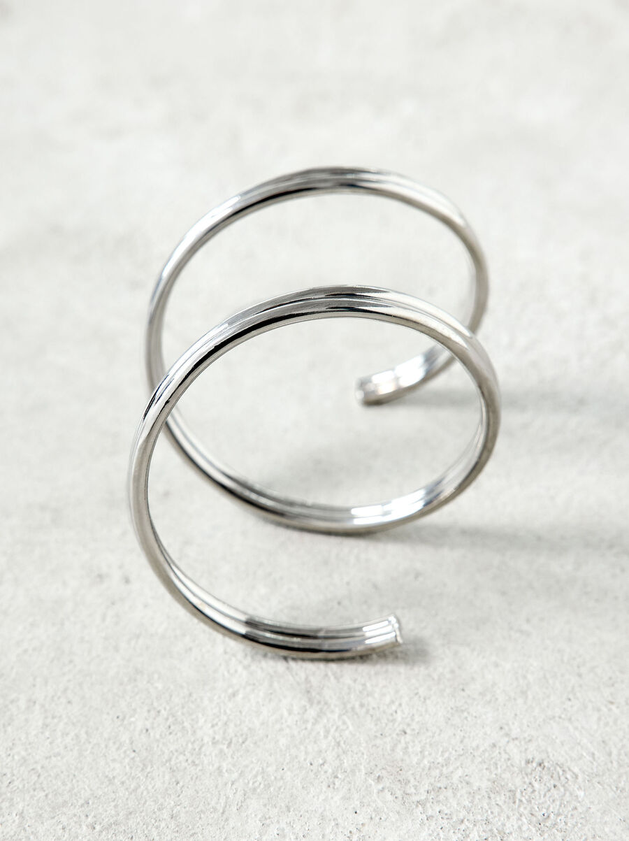 Pulsera doble en espiral