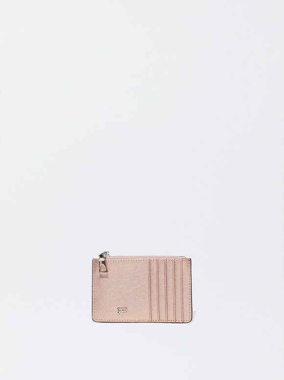 Basic Card Holder, Rose Gold, hi-res