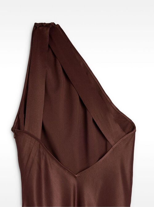 Asymmetric long dress
