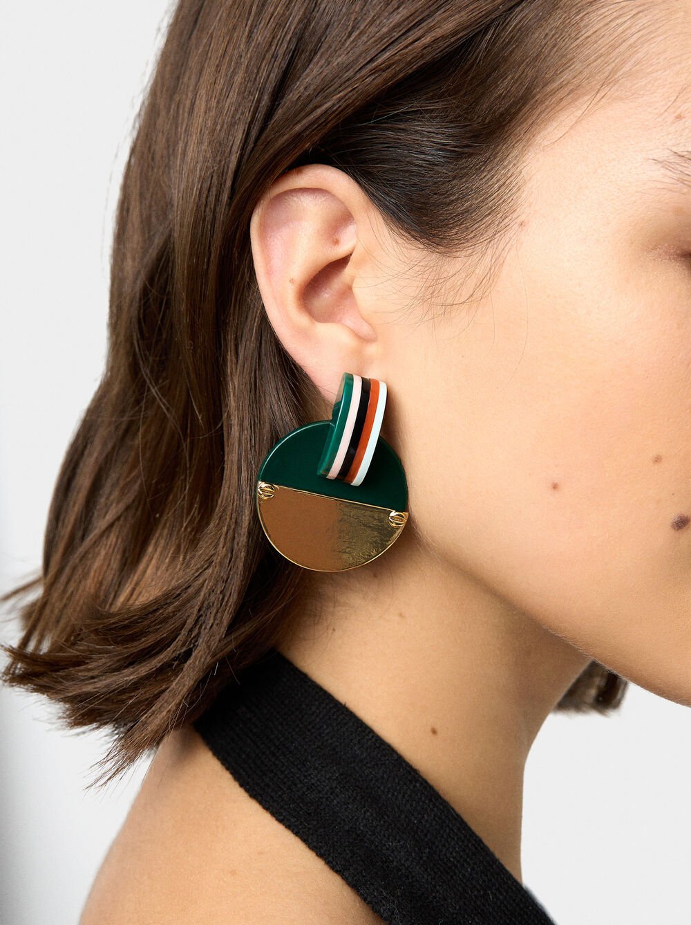 Lange Ohrringe aus Harz